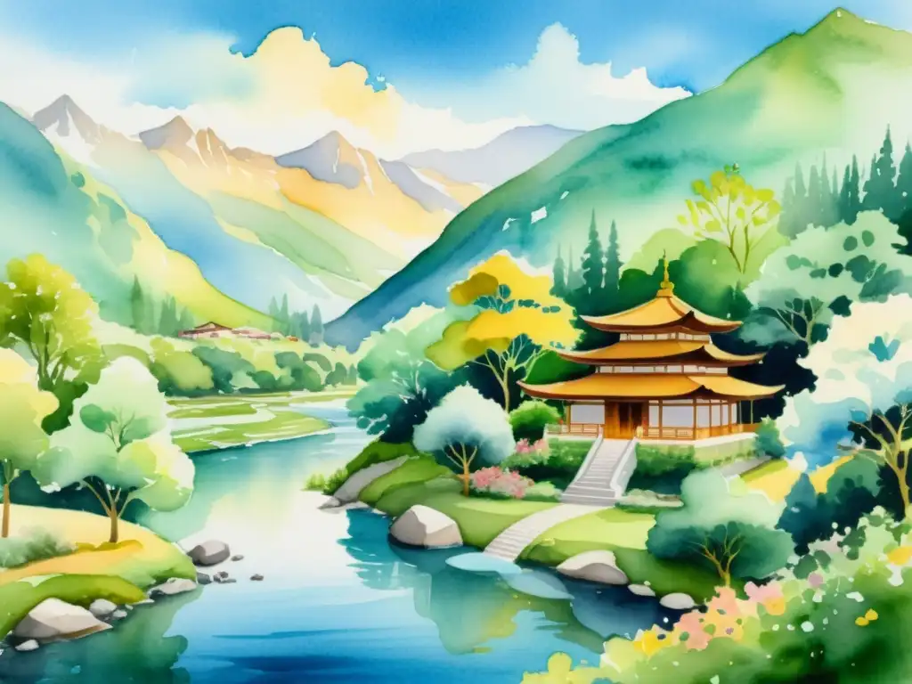 Retiro de yoga en la naturaleza: paz y serenidad Un refugio de retiros espirituales de yoga y mindfulness, rodeado de naturaleza exuberante y serenidad