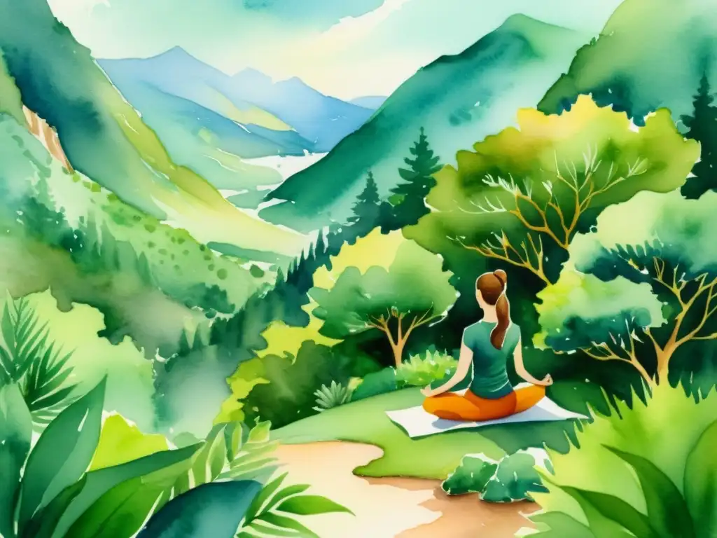 Retiro espiritual en la montaña: yoga y meditación en la naturaleza Un refugio sereno en la montaña para retiros espirituales con enfoque en nutrición y conexión con la naturaleza