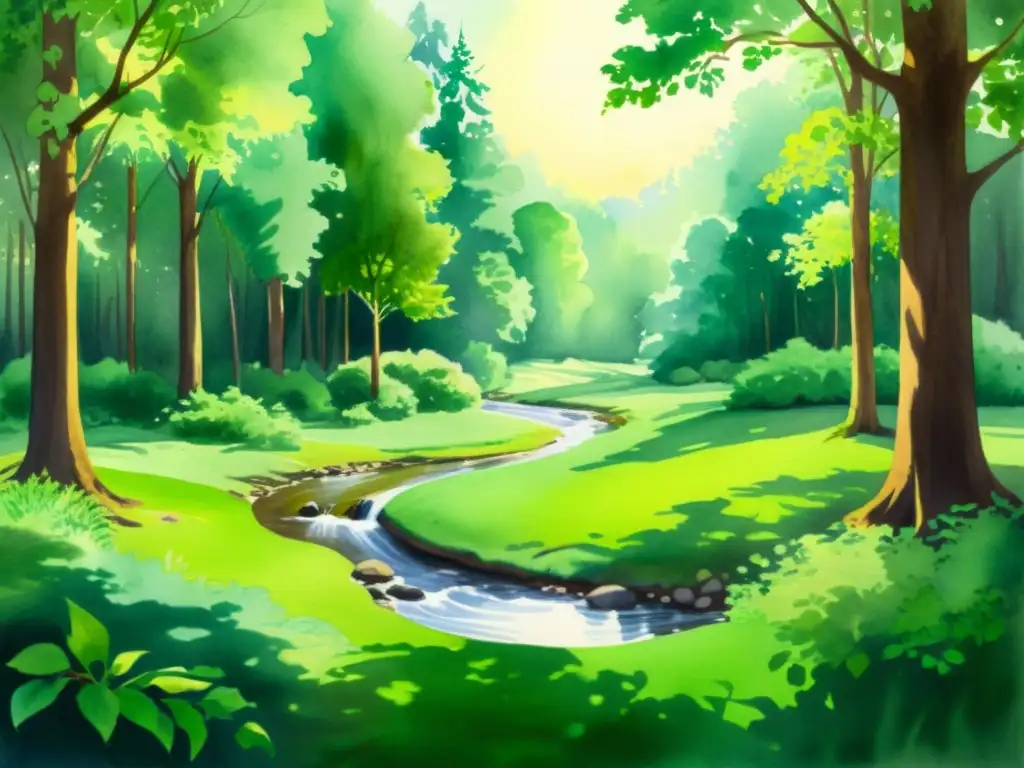 Retiro espiritual en el bosque: serenidad y contemplación Un retiro espiritual en la naturaleza, rodeado de belleza natural y tranquilidad, donde la música binaural mejora la introspección