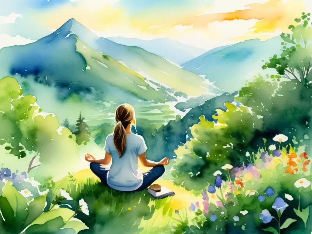 Un retiro espiritual en la montaña, con música y paz