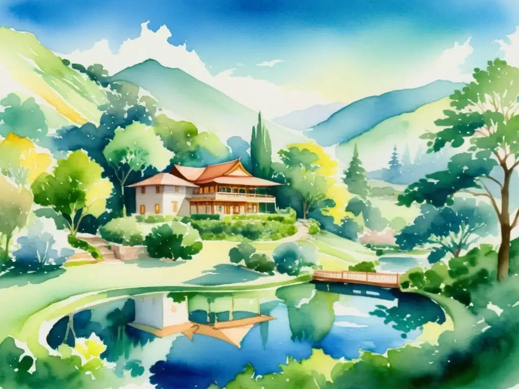 Retiro Ayurvédico: Serenidad en las colinas Un retiro Ayurveda sereno y acogedor en un entorno natural, con huertos exuberantes y actividades de yoga al aire libre
